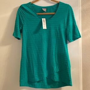 Chico’s top brand new never worn, Congo green
